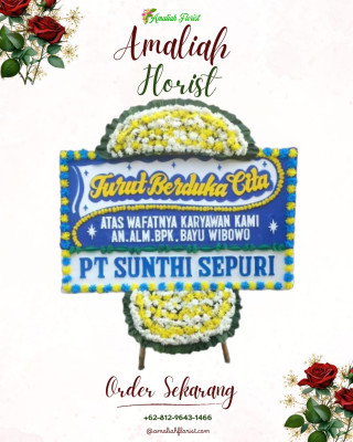 Papan Bunga Duka di Kertaharja
