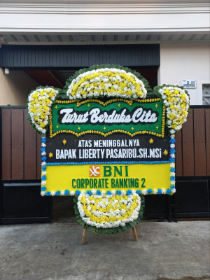 Papan Bunga Duka di Kertaharja