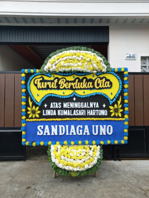 Papan Bunga Duka di Kertaharja